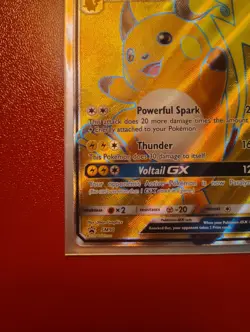 Pokemon Raichu GX SM90 Full Art Black Star Promo Sun & Moon - Image 4