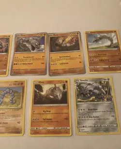 Lot Of 9 Onix And Steelix Pokemon Cards - Image 3