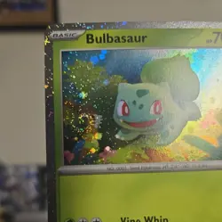 *DOUBLE SWIRL* Pokemon TCG Bulbasaur 151 Poster Collection Cosmos Promo SVP 046 - Image 2