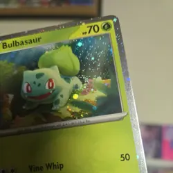 *DOUBLE SWIRL* Pokemon TCG Bulbasaur 151 Poster Collection Cosmos Promo SVP 046 - Image 3