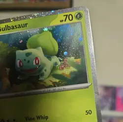 *DOUBLE SWIRL* Pokemon TCG Bulbasaur 151 Poster Collection Cosmos Promo SVP 046 - Image 4