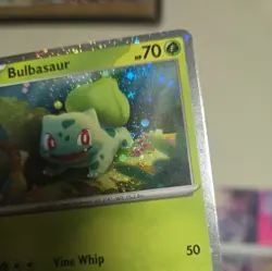 *DOUBLE SWIRL* Pokemon TCG Bulbasaur 151 Poster Collection Cosmos Promo SVP 046 - Image 5