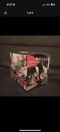 (8) Pokemon SV: Black Bolt White Flare Mini Tin Display - Image 3
