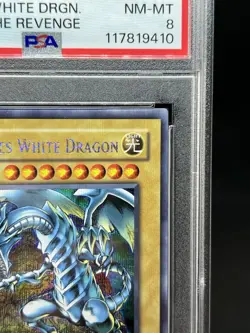Yugioh PSA 8 NM-MT Blue-Eyes White Dragon PCK-001 Secret Rare Promo 2004 - Image 4