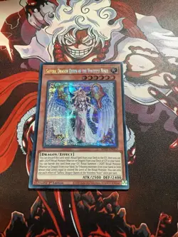 Yugioh! Saffira, Dragon Queen of the Voiceless Voice MP25-EN053 Secret Rare NM - Image 1