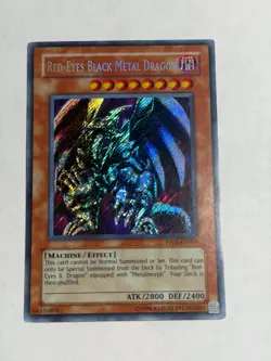 Yugioh RED-EYES BLACK METAL DRAGON PP01-EN015 Secret Rare LP - Image 1