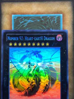 Yugioh Number 92: Heart-eartH Dragon CBLZ-EN045 Ghost Rare LP - Image 2