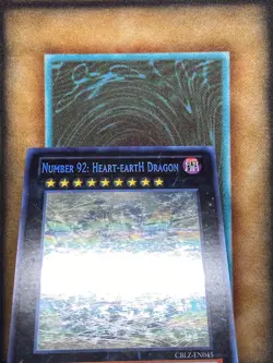 Yugioh Number 92: Heart-eartH Dragon CBLZ-EN045 Ghost Rare LP - Image 5