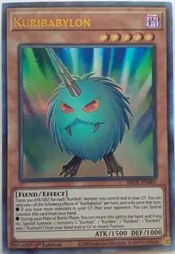 YUGIOH Kuribabylon BROL-EN005 1st Ed Ultra Rare NM 1x - Image 1