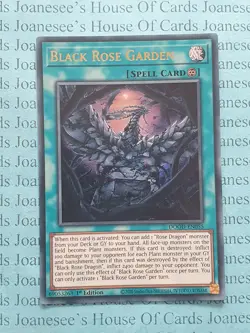 DOOD-EN055 Black Rose Garden Ultra Rare Yu-Gi-Oh Card 1st New - Image 1