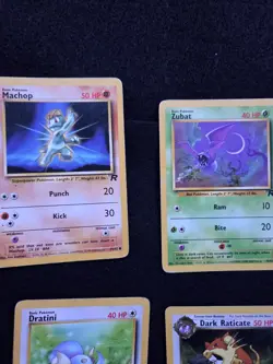 Pokemon Team Rocket 6 Card Lot MP-HP - Image 5