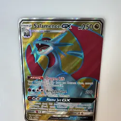 Salamence GX SM139 Full Art Black Star Promo Ultra Rare Holo Pokemon Card TCG - Image 5
