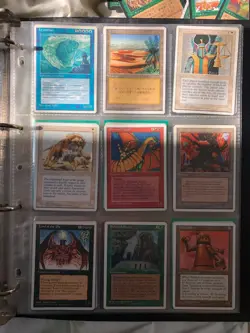 Collection LOT old MTG Magic The Gathering cards w/ box, packs, binder - Image 5