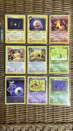 1999-2001 Vintage Pokemon WOTC Bulk Lot Base Set Jungle Fossil Neo - 200 Cards - Image 4