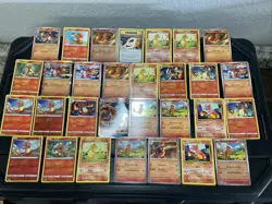 (30) CHARMANDER CHARIZARD CARDS LOT VTG HOLO Pokemon Gx Swirl - Image 1