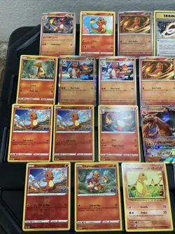 (30) CHARMANDER CHARIZARD CARDS LOT VTG HOLO Pokemon Gx Swirl - Image 2