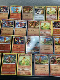 (30) CHARMANDER CHARIZARD CARDS LOT VTG HOLO Pokemon Gx Swirl - Image 3
