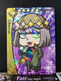 Oberon Pretender Fate/Dream Striker Card FGO Grand Order - Image 1