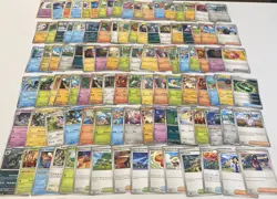 Pokemon Cards Lot. 100+ Card Lot! Lot #138 . Bulk Lot. Starts At A Low Price! - Image 1