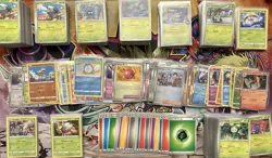 Pokemon Card Bulk Lot Common/Uncommon/Rare/Holo/500+ Cards/MNT-LPLAY - Image 1