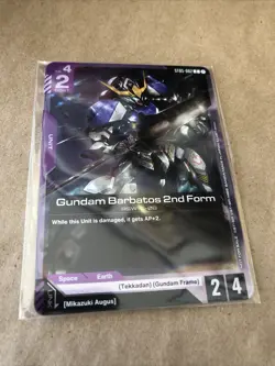 Gundam Card Game - Release Event Promos - Gundam Barbatos & Iron and Blood - NM - Image 1