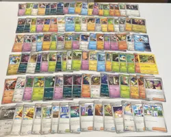 Pokemon Cards Lot. 100+ Card Lot! Lot #136 . Bulk Lot. Starts At A Low Price! - Image 1