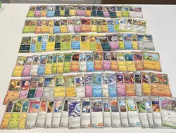 Pokemon Cards Lot. 100+ Card Lot! Lot #135 . Bulk Lot. Starts At A Low Price! - Image 1