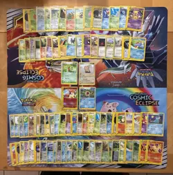 Vintage Pokemon Card Lot E Series 86 Cards Vaporeon Promo Rapidash - Image 1