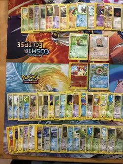 Vintage Pokemon Card Lot E Series 86 Cards Vaporeon Promo Rapidash - Image 3