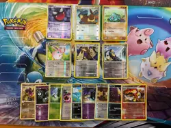 Vintage Pokemon Card Lot Reverse Holo Fire Eevee Hitmonlee Gastly Wigglytuff - Image 2
