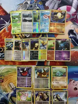 Vintage Pokemon Card Lot Reverse Holo Fire Eevee Hitmonlee Gastly Wigglytuff - Image 3