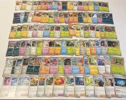 Pokemon Cards Lot. 100+ Card Lot! Lot #132 . Bulk Lot. Starts At A Low Price! - Image 1