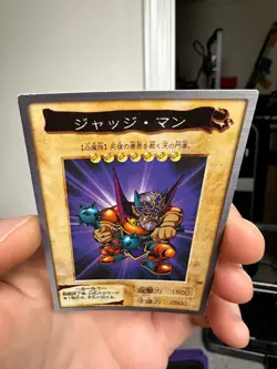 Yugioh Bandai Carddass Judge Man #26 1999 Japanese YGO JP TCG OCG Card Japan - Image 3