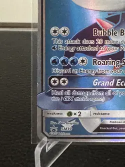 Primarina GX SM39 Sun & Moon Full Art Ultra Rare Holo Promo Pokemon Card PTCG - Image 4