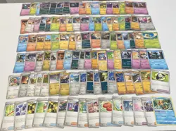 Pokemon Cards Lot. 100+ Card Lot! Lot #133 . Bulk Lot. Starts At A Low Price! - Image 1