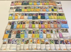 Pokemon Cards Lot. 100+ Card Lot! Lot #130 . Bulk Lot. Starts At A Low Price! - Image 1