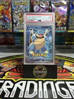 PSA 9 Blastoise #9 Movie Edition Topps 1999 Pokemon Card - Image 1