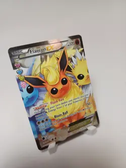 Flareon EX - RC28/RC32 Generations Radiant Collection Ultra Rare Pokemon Card NM - Image 3