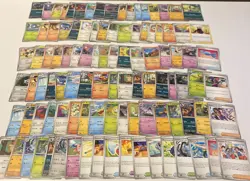 Pokemon Cards Lot. 100+ Card Lot! Lot #129 . Bulk Lot. Starts At A Low Price! - Image 1