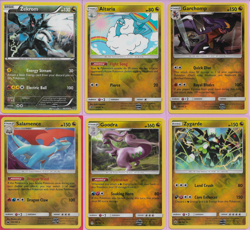 POKEMON 6 CARD REVERSE HOLO DRAGON LOT WITH ZEKROM - Image 1