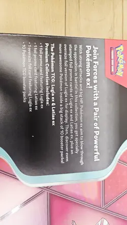 Pokemon Card Lugia ex-Latias ex & Mega Lucario Ex Figure Collectio Box Set - Image 5