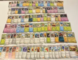 Pokemon Cards Lot. 100+ Card Lot! Lot #128 . Bulk Lot. Starts At A Low Price! - Image 1