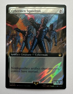MTG - Cybermen Squadron - Foil Extended Art - WHO 0457 - Doctor Who - Rare - Image 1