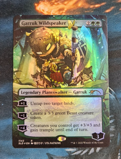 Garruk Wildspeaker, Foil, Secret Lair, Chibi, NM, Magic, MTG - Image 1