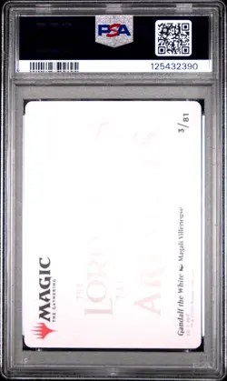 2023 MAGIC: THE GATHERING LORD OF THE RINGS #3 GANDALF THE WHITE PSA 10 - Image 2