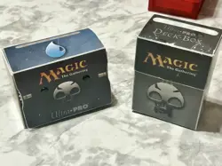 MTG Magic Lot (2) Mostly Rares Mystic Some Uncommon Only Deck Boxes Counter - Image 1