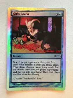MTG Bling - Foil Holiday Promo - Gifts Given - Happy Holidays 2007 - MP - Image 1