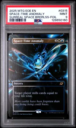 2025 MTG EDGE OF ETERNITIES #0315 SPACE-TIME ANOMALY PSA 9 - Image 1