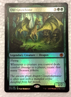 Old Gnawbone -Foil Near Mint MTG Adventures in the Forgotten Realms - Image 1