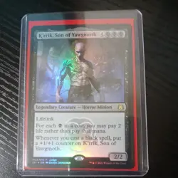 MTG K'rrik, Son of Yawgmoth - DCI Judge Promo - Foil, NM Condition - Image 1